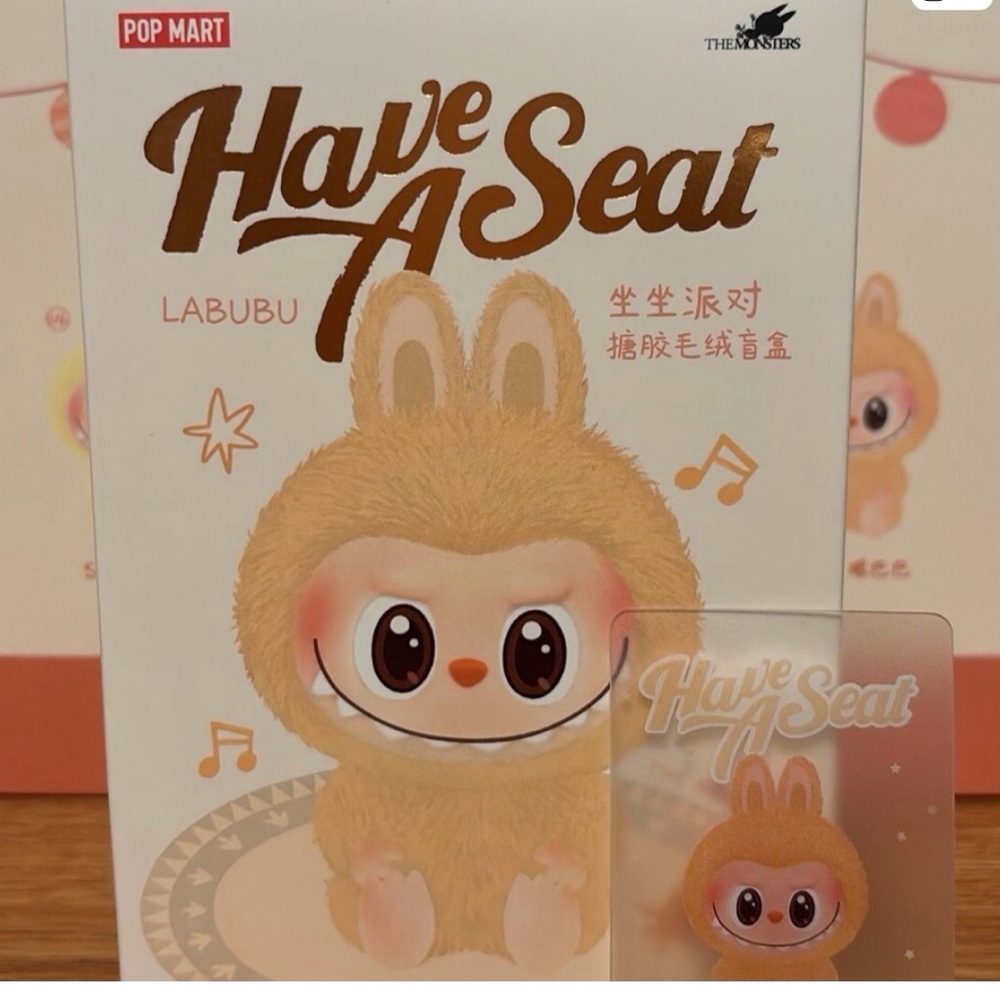 NIB Pop Mart Labubu 'Have A Seat' Figure Zizi